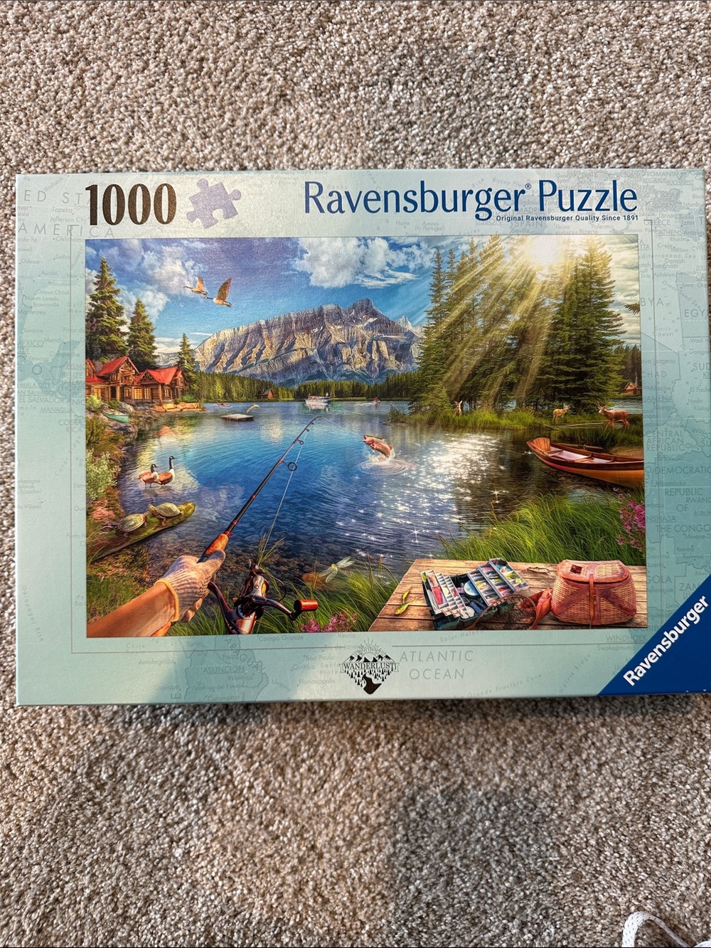 Ravensburger Puzzle ~ 1000pc ~ Life at the Lake